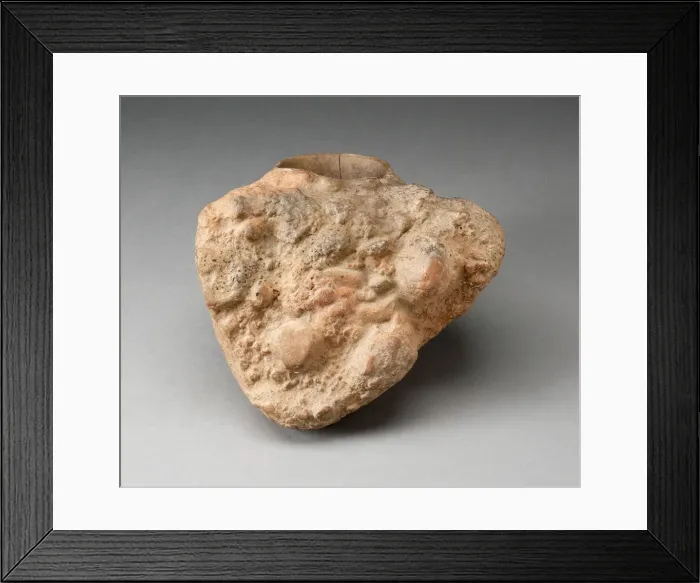 Framed Print : Heart-Shaped Sculpture, A. D. 100 / 1000. Creator: Unknown Framed Print : Heart-Shaped Sculpture, A. D. 100 / 1000. Creator: Unknown