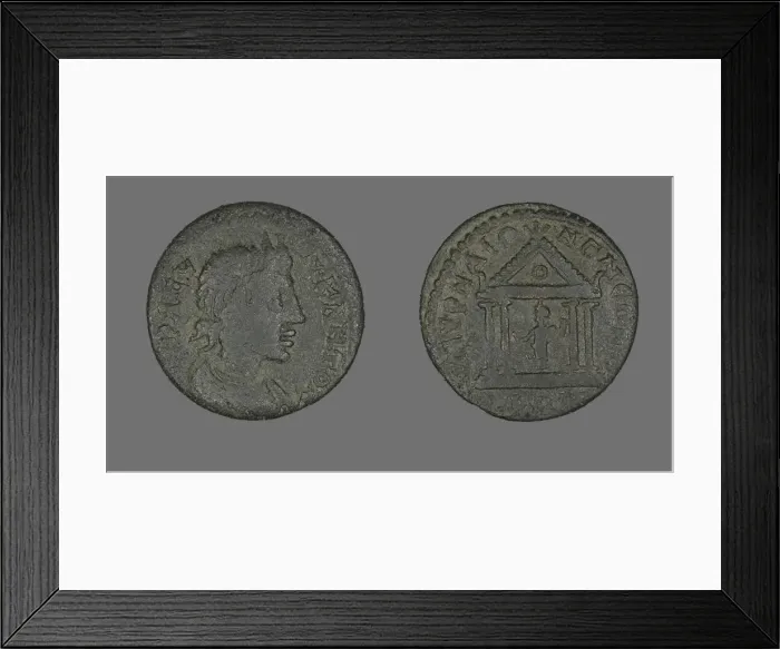 Framed Print : Coin Depicting Senate, 230-235. Creator: Unknown Framed Print : Coin Depicting Senate, 230-235. Creator: Unknown