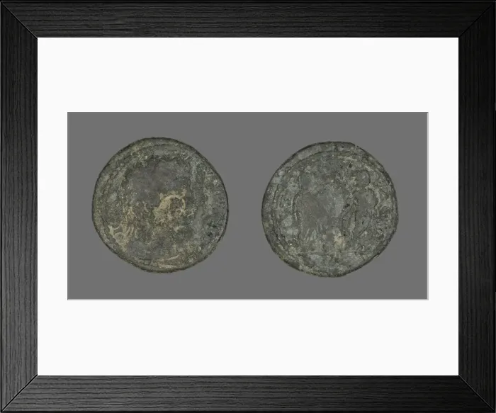Framed Print : Coin Depicting Senate, 193-211. Creator: Unknown Framed Print : Coin Depicting Senate, 193-211. Creator: Unknown