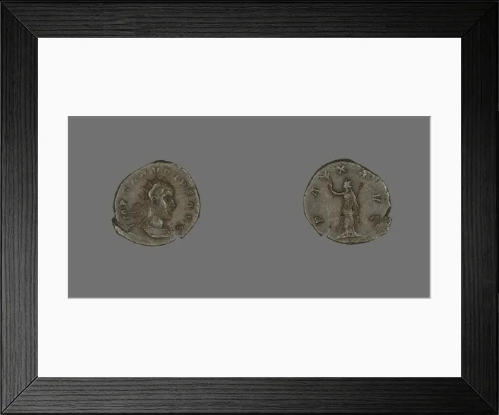 Framed Print : Coin Portraying Emperor Claudius Gothicus, 268-270. Creator: Unknown Framed Print : Coin Portraying Emperor Claudius Gothicus, 268-270. Creator: Unknown