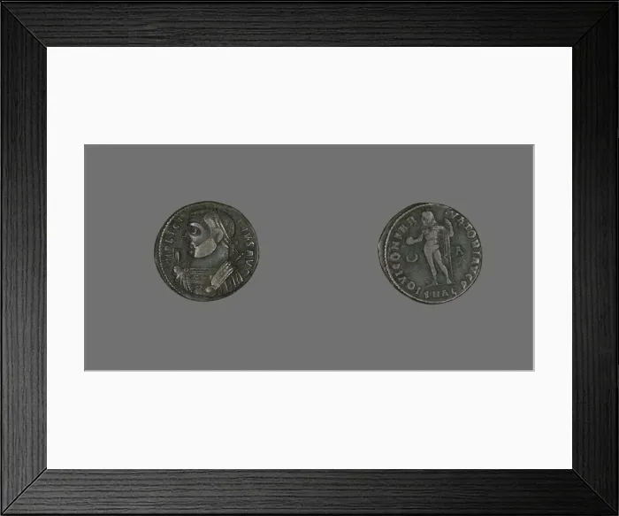 Framed Print : Coin Portraying Emperor Licinius, 307-324. Creator: Unknown Framed Print : Coin Portraying Emperor Licinius, 307-324. Creator: Unknown