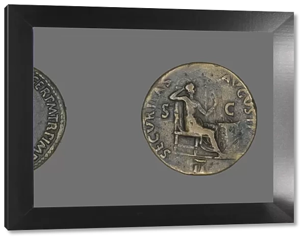 Dupondius (Coin) Portraying Emperor Nero, 63. Creator: Unknown