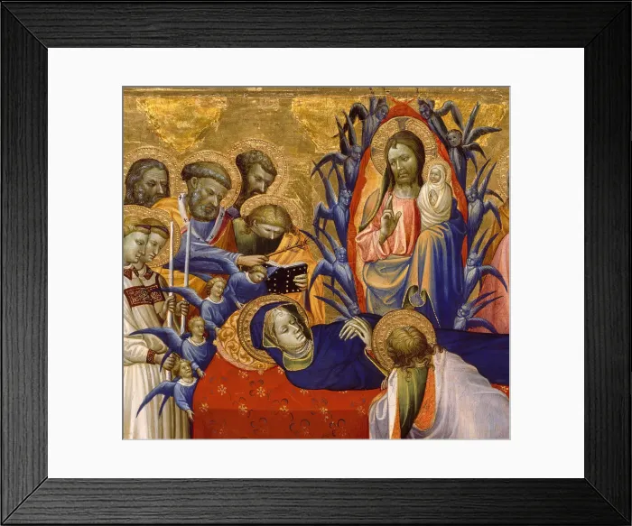 Framed Print : The Death of the Virgin, 1405 / 10. Creator: Gherardo di Jacopo Framed Print : The Death of the Virgin, 1405 / 10. Creator: Gherardo di Jacopo
