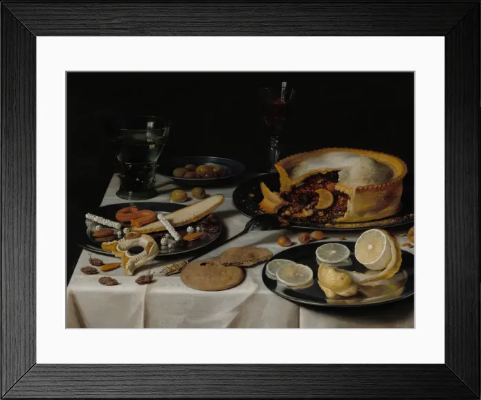 Framed Print : Still Life, about 1625. Creator: Pieter Claesz