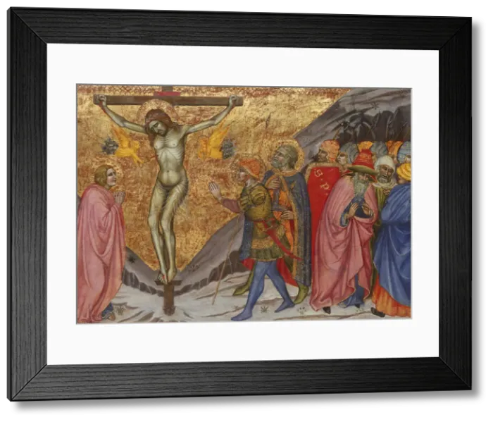Framed Print : The Crucifixion, 1401 / 04. Creator: Taddeo di Bartolo Framed Print : The Crucifixion, 1401 / 04. Creator: Taddeo di Bartolo