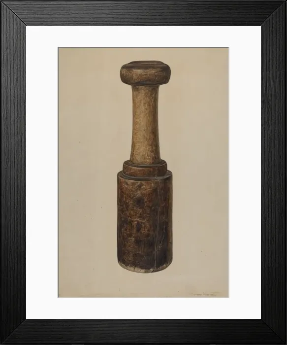 Framed Print : Grape Crusher, 1939. Creator: Clarence Secor Framed Print : Grape Crusher, 1939. Creator: Clarence Secor