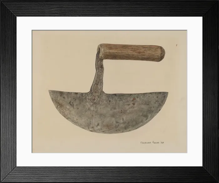 Framed Print : Food Chopper, 1939. Creator: Clarence Secor Framed Print : Food Chopper, 1939. Creator: Clarence Secor