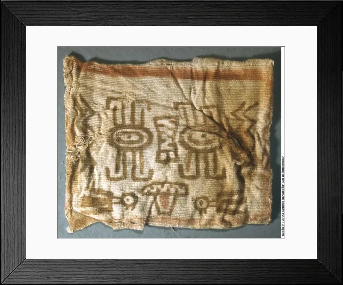 Framed Print : Mummy Mask, Peru, 200 / 100 B. C. Creator: Unknown Framed Print : Mummy Mask, Peru, 200 / 100 B. C. Creator: Unknown