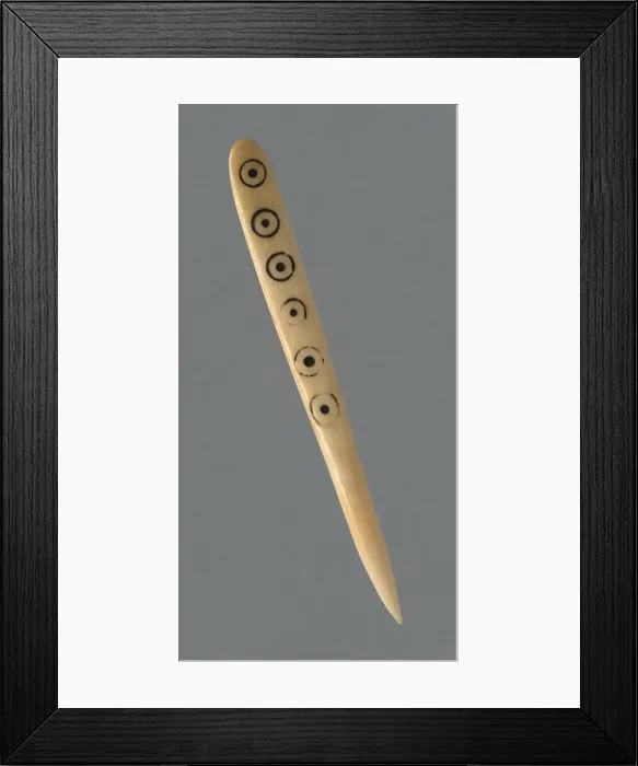 Framed Print : Bone Pick, Peru, 1000 / 1476. Creator: Unknown Framed Print : Bone Pick, Peru, 1000 / 1476. Creator: Unknown