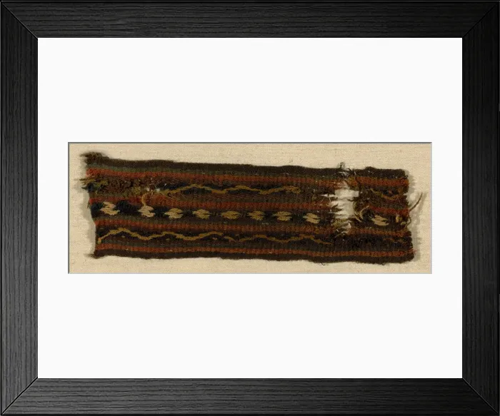 Framed Print : Fragment, Peru, 1-1532 AD. Creator: Unknown Framed Print : Fragment, Peru, 1-1532 AD. Creator: Unknown