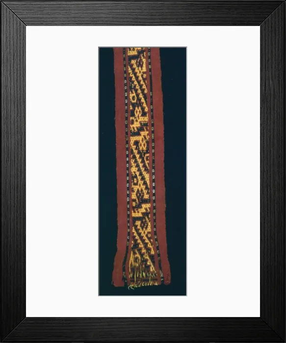 Framed Print : Band, Peru, A. D. 1000 / 1476. Creator: Unknown Framed Print : Band, Peru, A. D. 1000 / 1476. Creator: Unknown