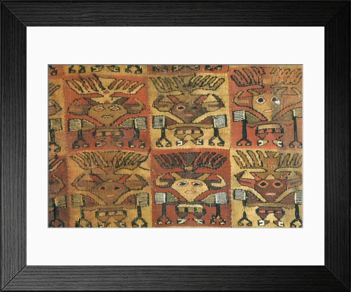 Framed Print : Fragment, Peru, A. D. 1000 / 1532. Creator: Unknown Framed Print : Fragment, Peru, A. D. 1000 / 1532. Creator: Unknown