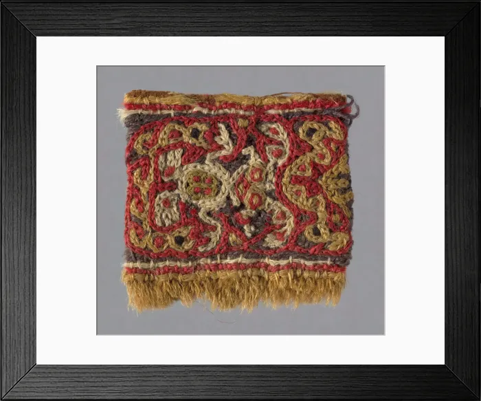 Framed Print : Ornamental Tab, Peru, 1000 / 1476. Creator: Unknown Framed Print : Ornamental Tab, Peru, 1000 / 1476. Creator: Unknown