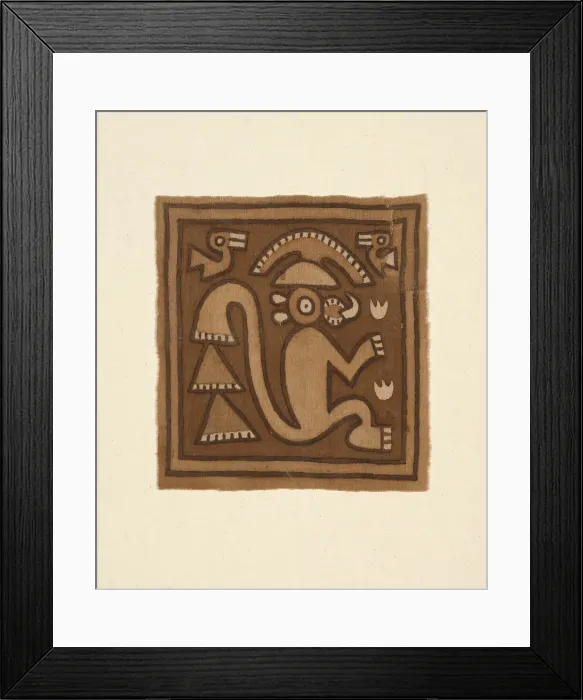 Framed Print : Panel, Peru, A. D. 1000 / 1476. Creator: Unknown Framed Print : Panel, Peru, A. D. 1000 / 1476. Creator: Unknown