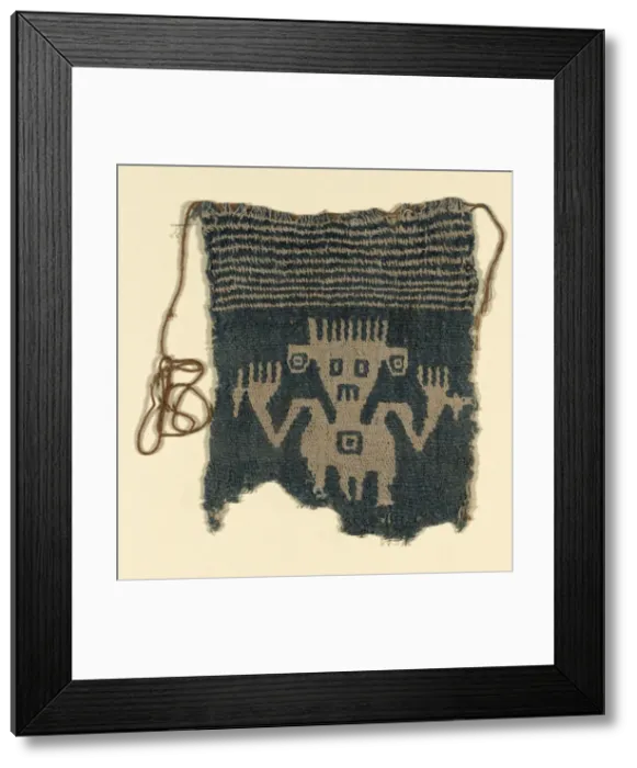 Framed Print : Fragment, Peru, A. D. 900 / 1470. Creator: Unknown Framed Print : Fragment, Peru, A. D. 900 / 1470. Creator: Unknown