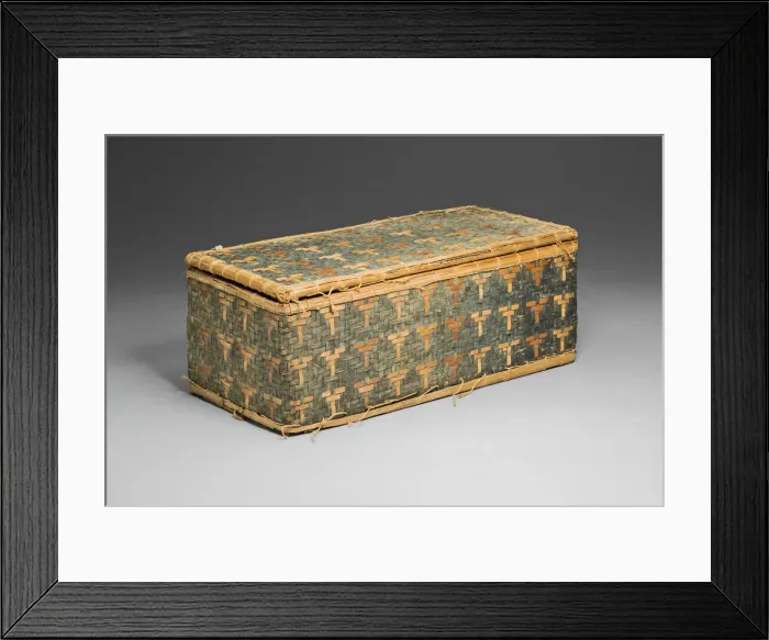 Framed Print : Work Basket, Peru, 1000 / 1476. Creator: Unknown Framed Print : Work Basket, Peru, 1000 / 1476. Creator: Unknown