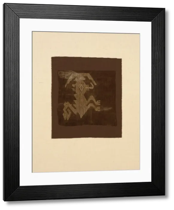 Framed Print : Fragment, Peru, A. D. 1000 / 1476. Creator: Unknown Framed Print : Fragment, Peru, A. D. 1000 / 1476. Creator: Unknown
