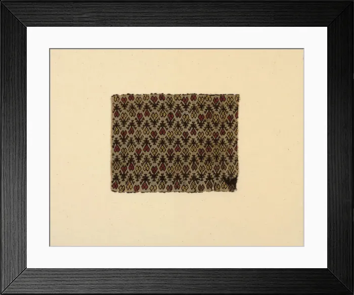 Framed Print : Fragment, Peru, A. D. 1000 / 1476. Creator: Unknown Framed Print : Fragment, Peru, A. D. 1000 / 1476. Creator: Unknown