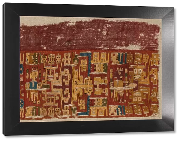 Fragment, Peru, 200 B. C.  /  A. D. 600. Creator: Unknown