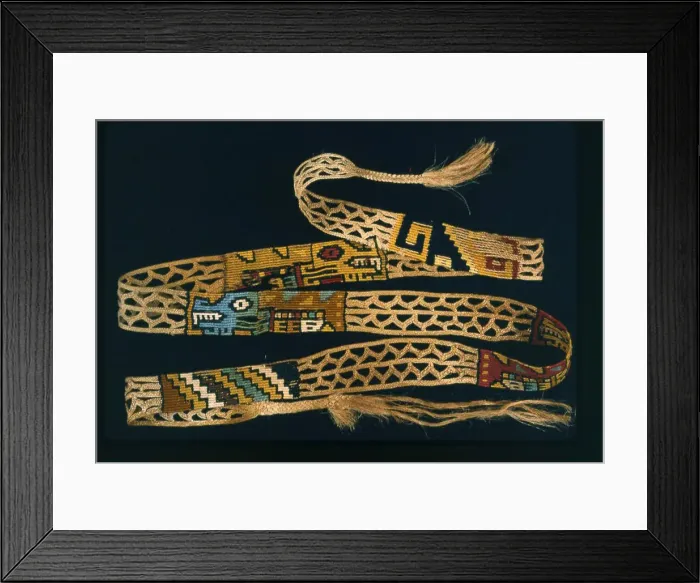 Framed Print : Band, Peru, A. D. 400 / 900. Creator: Unknown Framed Print : Band, Peru, A. D. 400 / 900. Creator: Unknown