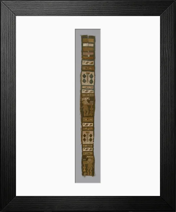 Framed Print : Band, Peru, A. D. 1000 / 1476. Creator: Unknown Framed Print : Band, Peru, A. D. 1000 / 1476. Creator: Unknown