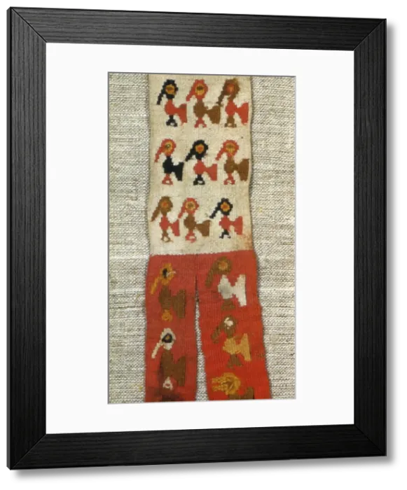 Framed Print : Fragment (Band), Peru, A. D. 1250 / 1532. Creator: Unknown Framed Print : Fragment (Band), Peru, A. D. 1250 / 1532. Creator: Unknown