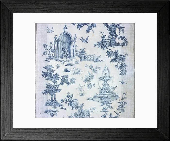 Framed Print : Shakespeare Monument with Fantastic Fountains and Trees (Furnishing Fabric), England Framed Print : Shakespeare Monument with Fantastic Fountains and Trees (Furnishing Fabric), England