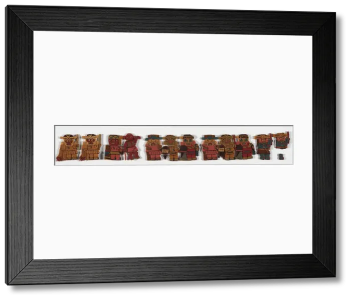 Framed Print : Warrior Fragments, Peru, 100 B. C. / A. D. 200. Creator: Unknown Framed Print : Warrior Fragments, Peru, 100 B. C. / A. D. 200. Creator: Unknown