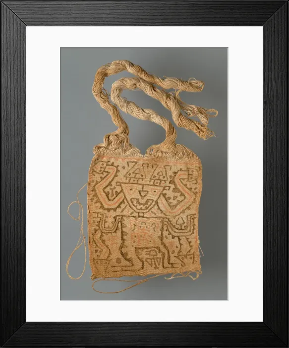 Framed Print : Mummy Mask, Peru, 100 / 1 B. C Creator: Unknown Framed Print : Mummy Mask, Peru, 100 / 1 B. C Creator: Unknown