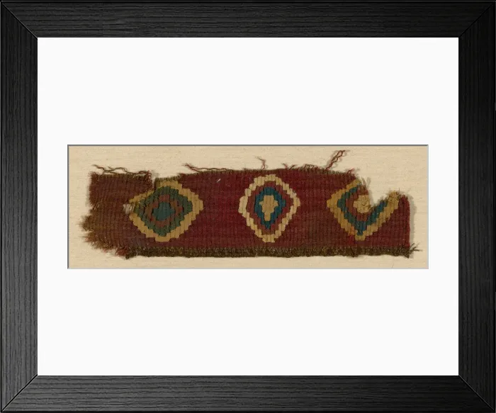 Framed Print : Fragment, Peru, 1-1532 AD. Creator: Unknown Framed Print : Fragment, Peru, 1-1532 AD. Creator: Unknown