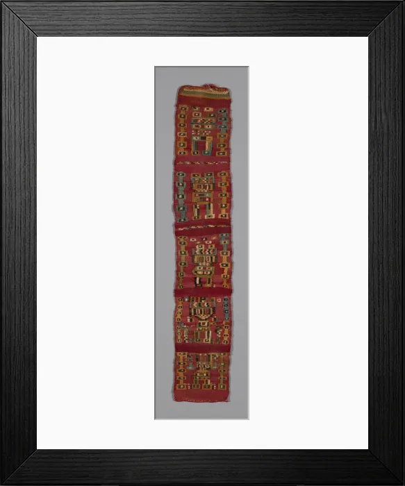Framed Print : Band, Peru, A. D. 800 / 1100. Creator: Unknown Framed Print : Band, Peru, A. D. 800 / 1100. Creator: Unknown