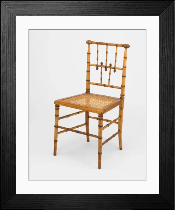 Framed Print : Side Chair, c. 1890. Creator: R. J. Horner and Company Framed Print : Side Chair, c. 1890. Creator: R. J. Horner and Company