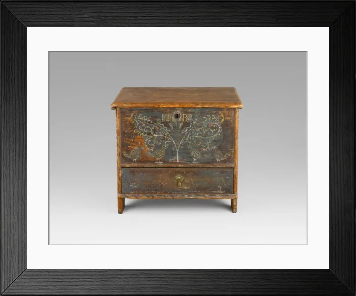 Framed Print : Chest-Over-Drawer, c. 1725. Creator: Robert Crosman Framed Print : Chest-Over-Drawer, c. 1725. Creator: Robert Crosman