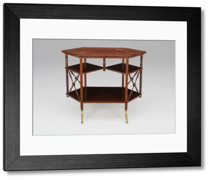 Framed Print : Table, c. 1880. Creator: A. & H. Lejambre Framed Print : Table, c. 1880. Creator: A. & H. Lejambre