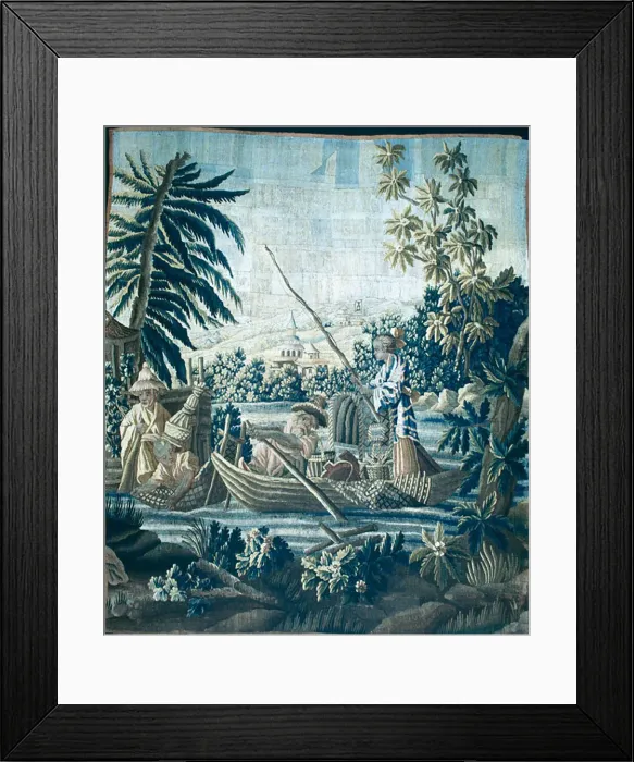 Framed Print : La Peche (Fishing), France, 1725 / 1775. Creator: Unknown Framed Print : La Peche (Fishing), France, 1725 / 1775. Creator: Unknown