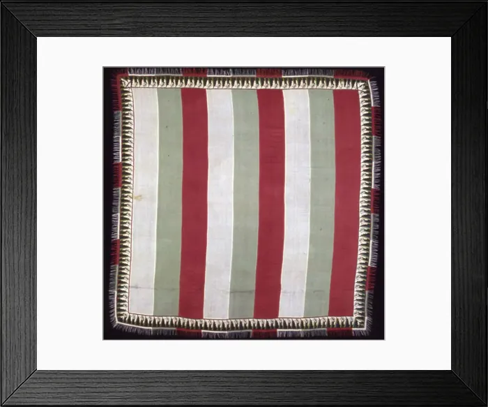 Framed Print : Square Shawl (Turnover), Russia, c. 1830. Creator: Unknown Framed Print : Square Shawl (Turnover), Russia, c. 1830. Creator: Unknown