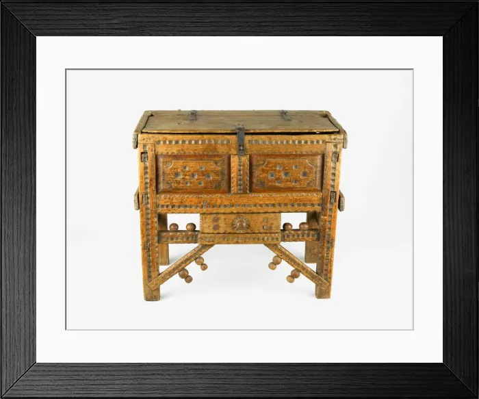 Framed Print : Chest, 1780 / 1830. Creator: Valdes family Framed Print : Chest, 1780 / 1830. Creator: Valdes family