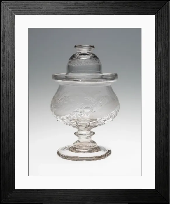 Framed Print : Sugar Bowl, 1820 / 35. Creator: Bakewell, Page & Bakewell Framed Print : Sugar Bowl, 1820 / 35. Creator: Bakewell, Page & Bakewell
