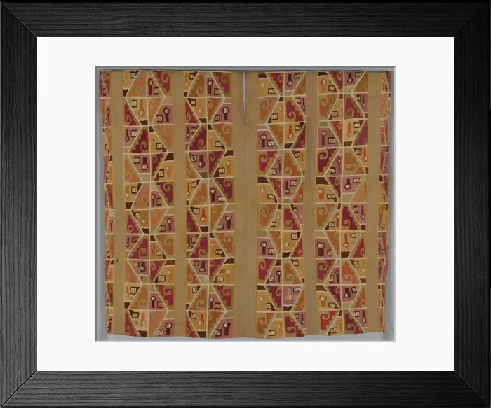 Framed Print : Tunic, Peru, A. D. 600 / 800. Creator: Unknown Framed Print : Tunic, Peru, A. D. 600 / 800. Creator: Unknown