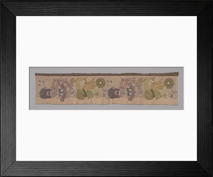 Framed Print : Fragment (Border), Russia, 19th century. Creator: Unknown Framed Print : Fragment (Border), Russia, 19th century. Creator: Unknown