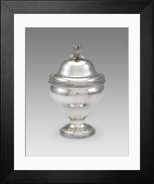 Framed Print : Sugar Bowl, 1790 / 94. Creator: Abraham Carlile Framed Print : Sugar Bowl, 1790 / 94. Creator: Abraham Carlile