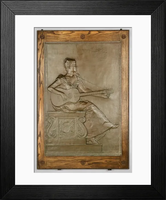 Framed Print : Violet Sargent, Modeled 1890, cast c. 1908. Creator: Augustus Saint-Gaudens Framed Print : Violet Sargent, Modeled 1890, cast c. 1908. Creator: Augustus Saint-Gaudens