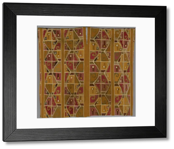 Framed Print : Tunic, Peru, A. D. 600 / 800. Creator: Unknown Framed Print : Tunic, Peru, A. D. 600 / 800. Creator: Unknown