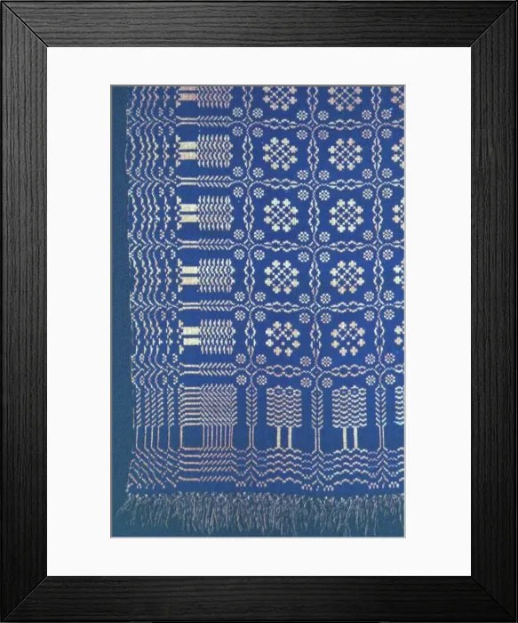Framed Print : Coverlet, United States, 1830 / 40. Creator: Unknown Framed Print : Coverlet, United States, 1830 / 40. Creator: Unknown
