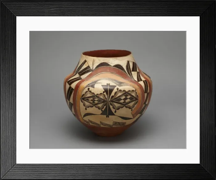 Framed Print : Polychrome Jar, c. 1880. Creator: Unknown Framed Print : Polychrome Jar, c. 1880. Creator: Unknown