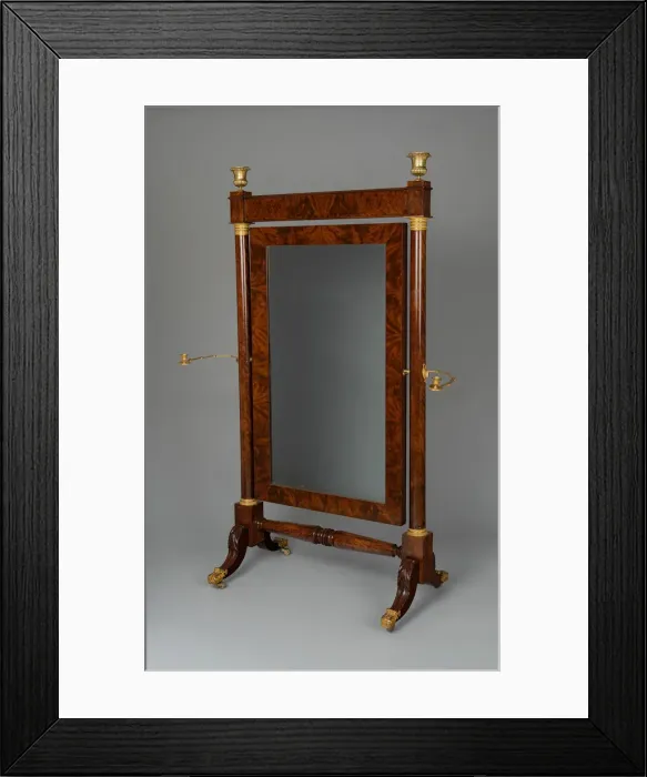 Framed Print : Dressing Mirror, c. 1820. Creator: Duncan Phyfe Framed Print : Dressing Mirror, c. 1820. Creator: Duncan Phyfe