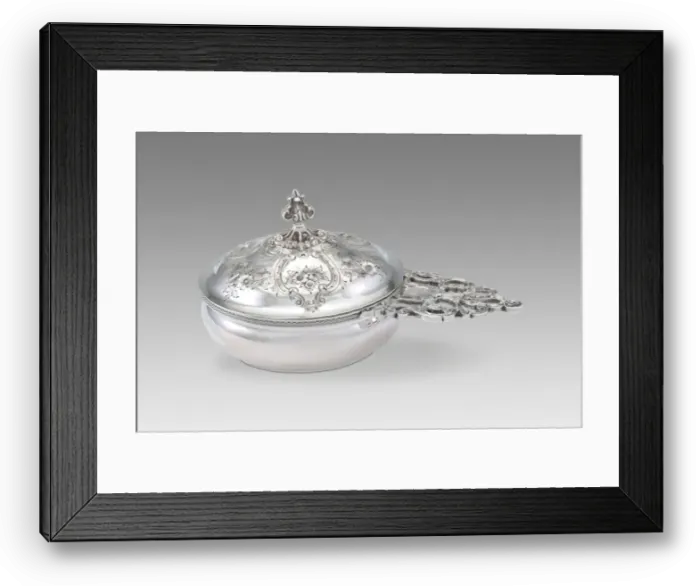Framed Print : Porringer with Cover, 1851 / 76. Creator: Ball, Black & Co Framed Print : Porringer with Cover, 1851 / 76. Creator: Ball, Black & Co