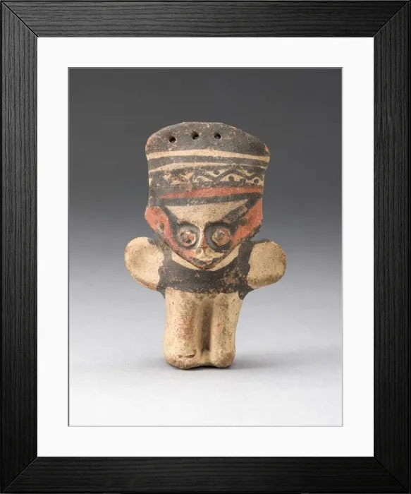 Framed Print : Figurine of Abstract Figure with Arms Held Outwards, A. D. 1000 / 1476. Creator: Unknown Framed Print : Figurine of Abstract Figure with Arms Held Outwards, A. D. 1000 / 1476. Creator: Unknown