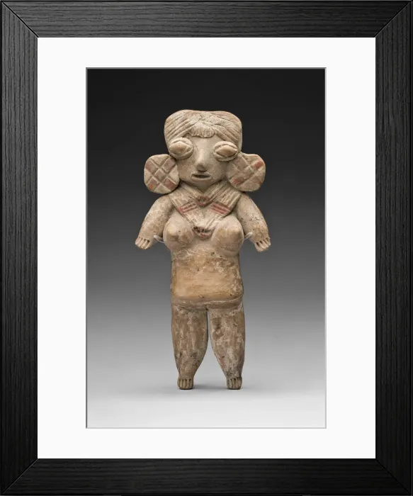 Framed Print : Female Figurine, 500 / 300 B. C. Creator: Unknown Framed Print : Female Figurine, 500 / 300 B. C. Creator: Unknown