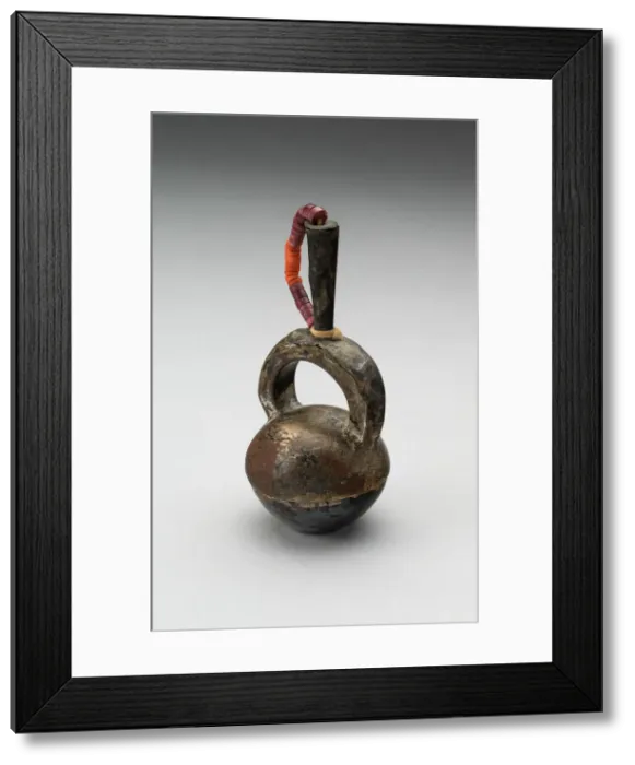 Framed Print : Miniature Stirrup-Spout Vessel, A. D. 1100  /  1470. Creator: Unknown